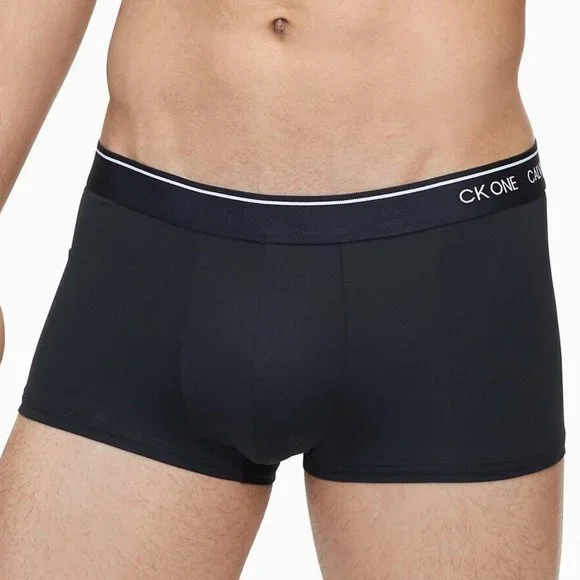 Calvin Klein CK One Micro Low Rise Trunks Underwear, Black - NB2225 (Small) - Picture 1 of 1